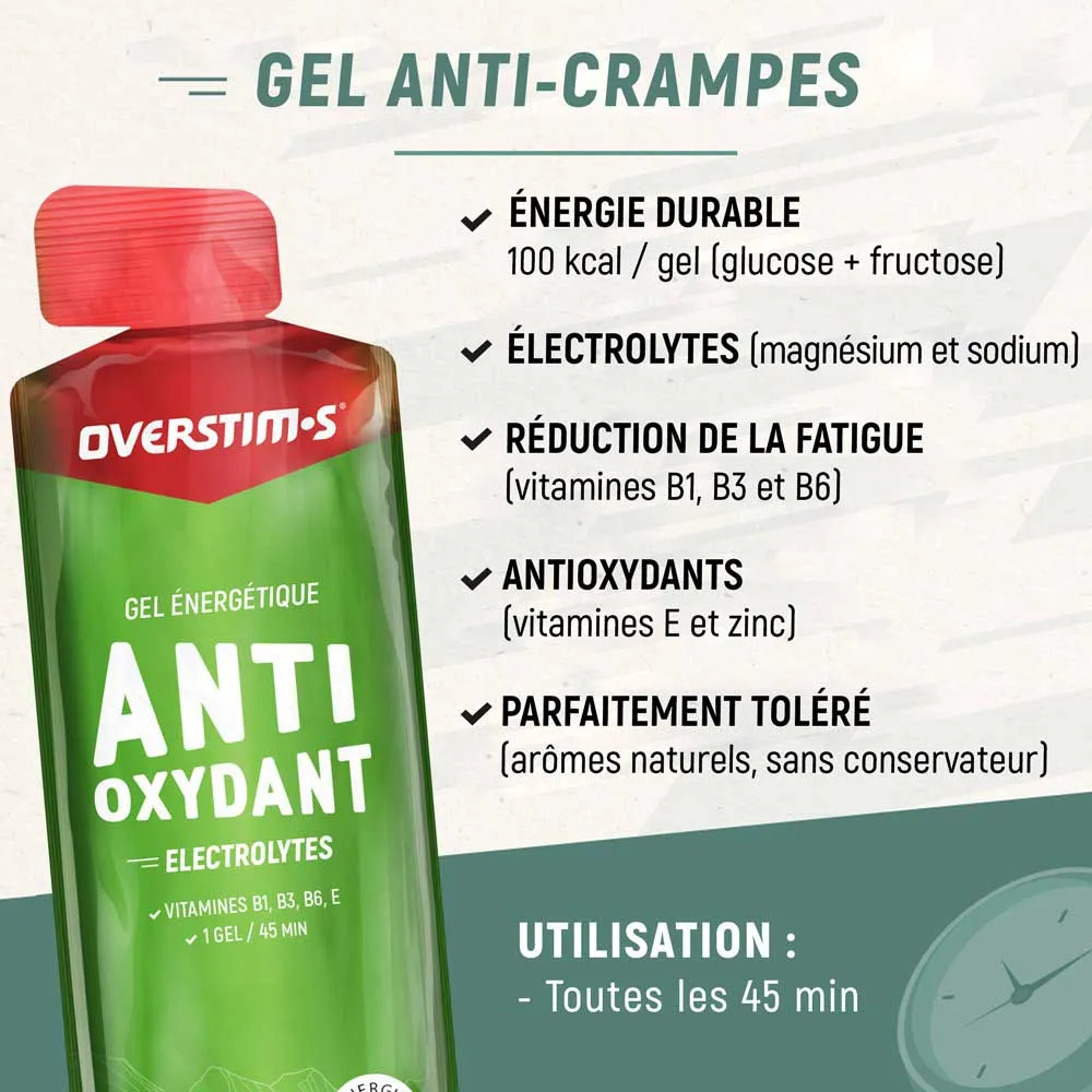 OVERSTIM.s Aox Schachtel Mit Energiegelen Grüner Apfel 34g 10 Einheiten, Multicolor, One Size OVERSTIM.s Aox Schachtel Mit Energiegelen Grüner Apfel 34g 10 Einheiten, Multicolor, One Size