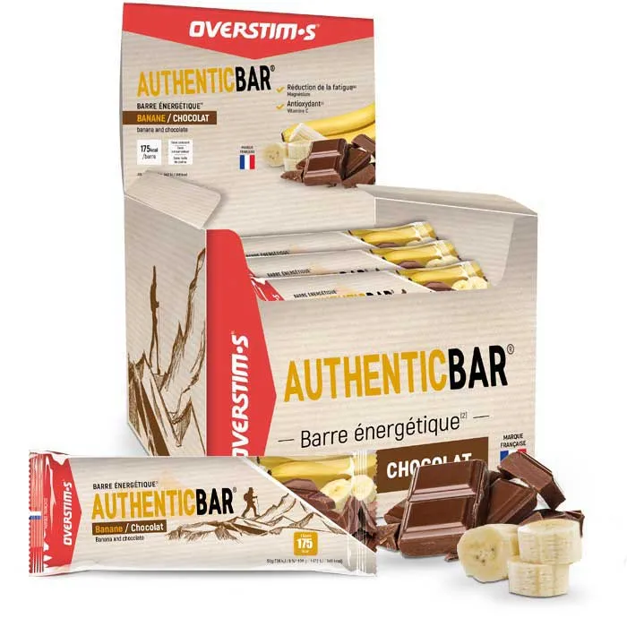 OVERSTIM.s Authentic Energie-riegel-box Banane Und Schokolade 50g 32 Einheiten, Multicolor, One Size OVERSTIM.s Authentic Energie-riegel-box Banane Und Schokolade 50g 32 Einheiten, Multicolor, One Size