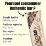 OVERSTIM.s Authentic Energie-riegel-box Banane Und Schokolade 50g 32 Einheiten, Multicolor, One Size