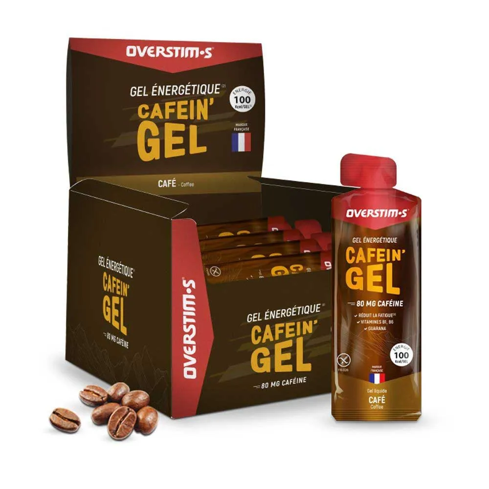 OVERSTIM.s Cafein Schachtel Mit Energiegelen Koffie 32g 10 Einheiten, Multicolor, One Size