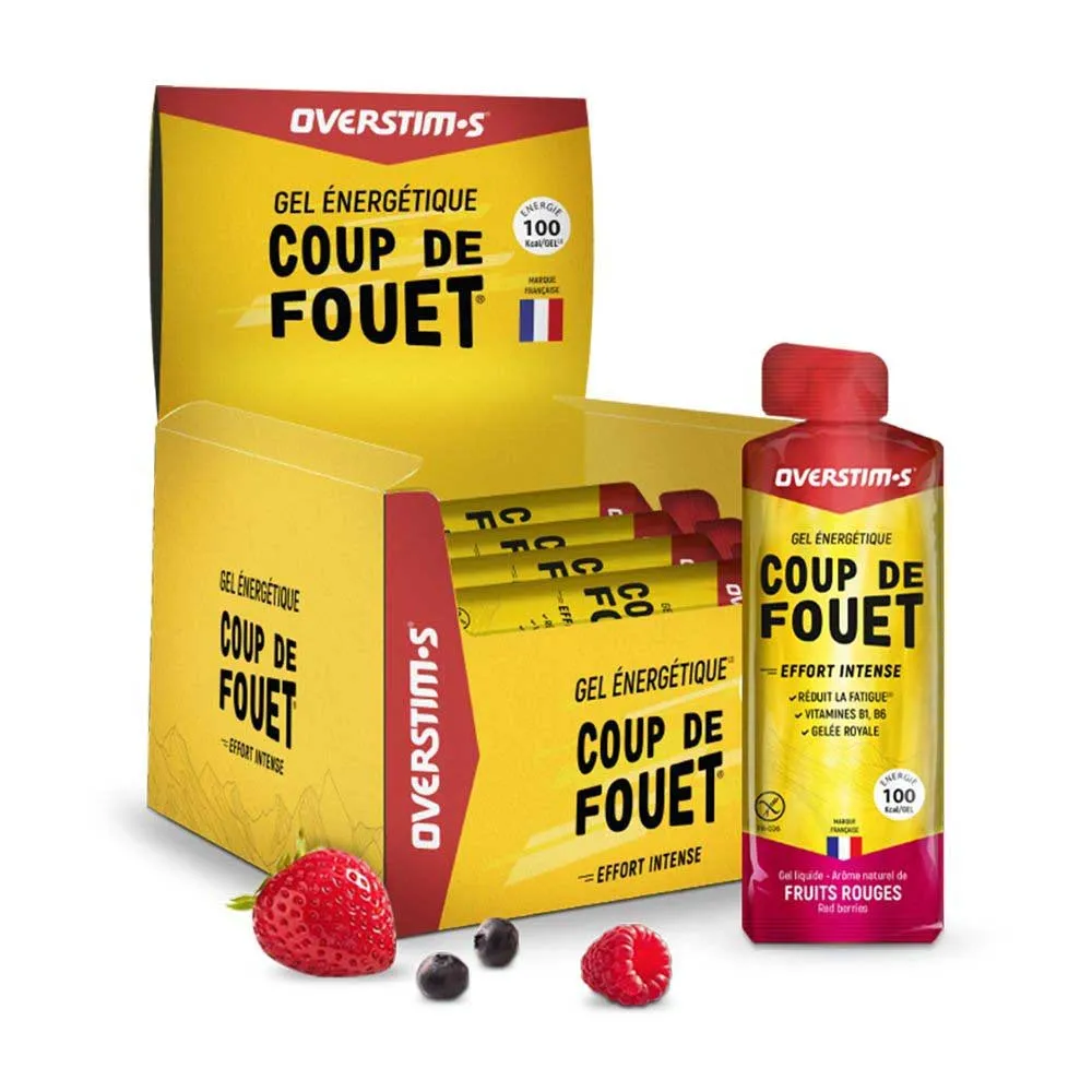 OVERSTIM.s Coup De Fouet Schachtel Mit Energiegelen Beeren 34g 10 Einheiten, Multicolor, One Size