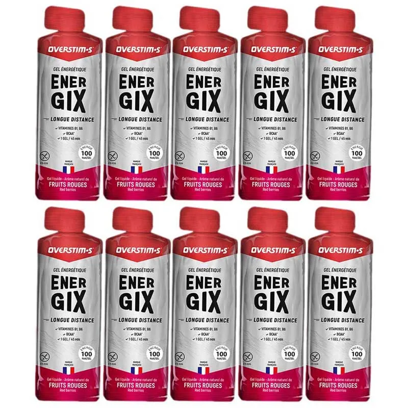 OVERSTIM.s Energix Schachtel Mit Energiegelen Beeren 34g 10 Einheiten, Multicolor, One Size OVERSTIM.s Energix Schachtel Mit Energiegelen Beeren 34g 10 Einheiten, Multicolor, One Size