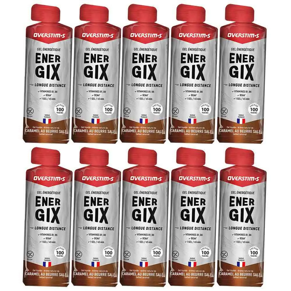 OVERSTIM.s Energix Schachtel Mit Energiegelen Gesalzenes Karamell 34g 10 Einheiten, Multicolor, One Size OVERSTIM.s Energix Schachtel Mit Energiegelen Gesalzenes Karamell 34g 10 Einheiten, Multicolor, One Size