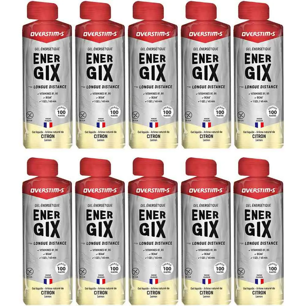 OVERSTIM.s Energix Schachtel Mit Energiegelen Zitrone 34g 10 Einheiten, Multicolor, One Size OVERSTIM.s Energix Schachtel Mit Energiegelen Zitrone 34g 10 Einheiten, Multicolor, One Size