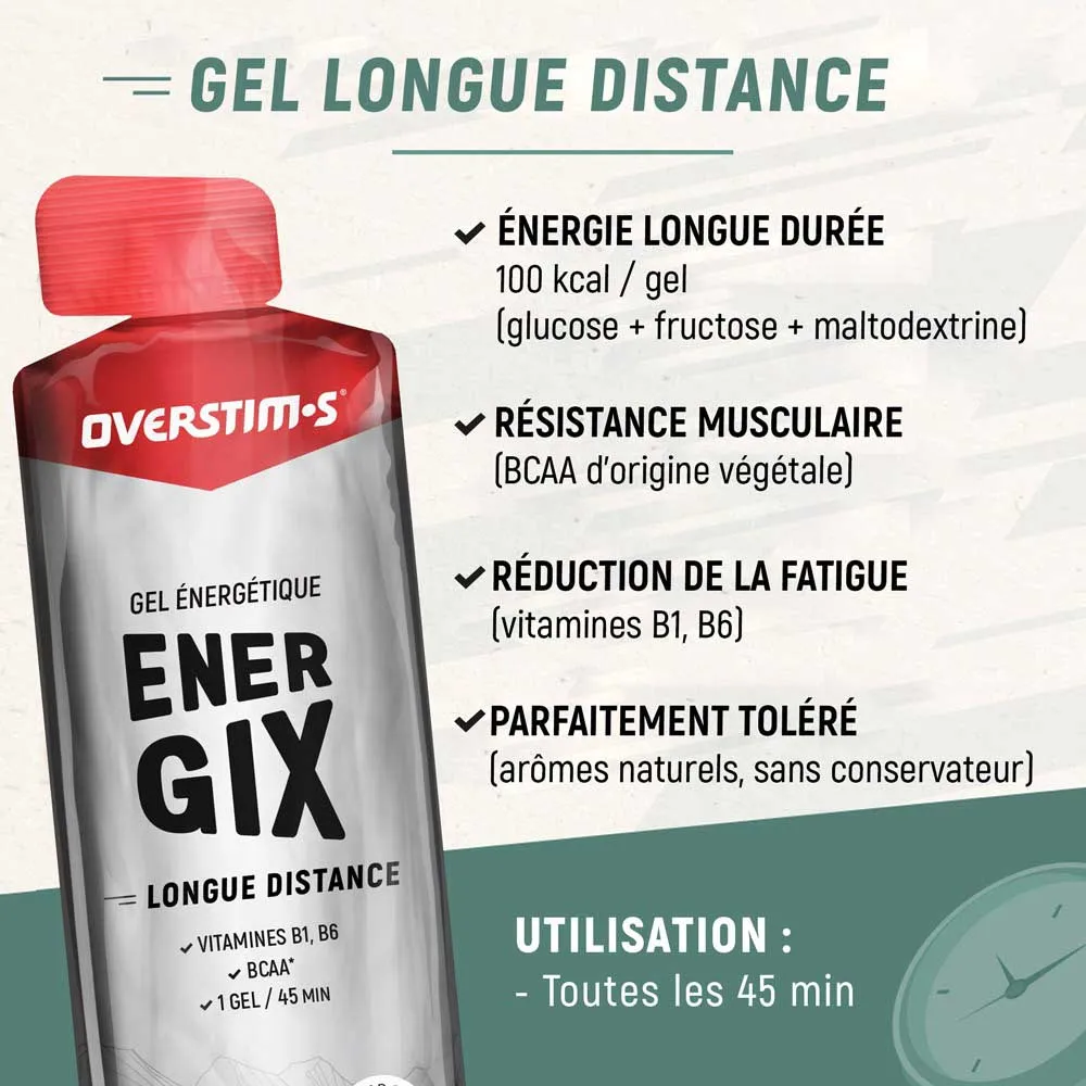 OVERSTIM.s Energix Schachtel Mit Energiegelen Zitrone 34g 10 Einheiten, Multicolor, One Size OVERSTIM.s Energix Schachtel Mit Energiegelen Zitrone 34g 10 Einheiten, Multicolor, One Size