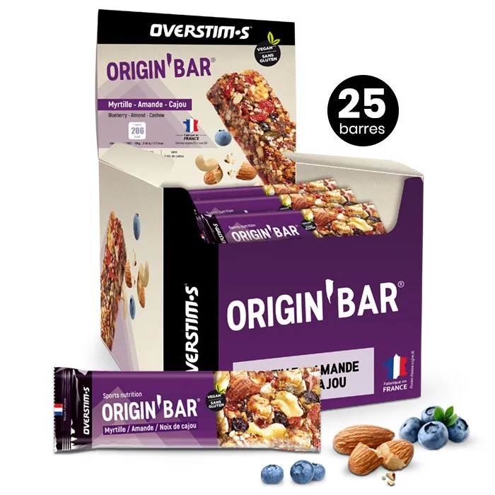 OVERSTIM.s Origin Bar Energie-riegel-box Cashewnüsse Und Erdnüsse 25 Einheiten, Brown / yellow, One Size OVERSTIM.s Origin Bar Energie-riegel-box Cashewnüsse Und Erdnüsse 25 Einheiten, Brown / yellow, One Size