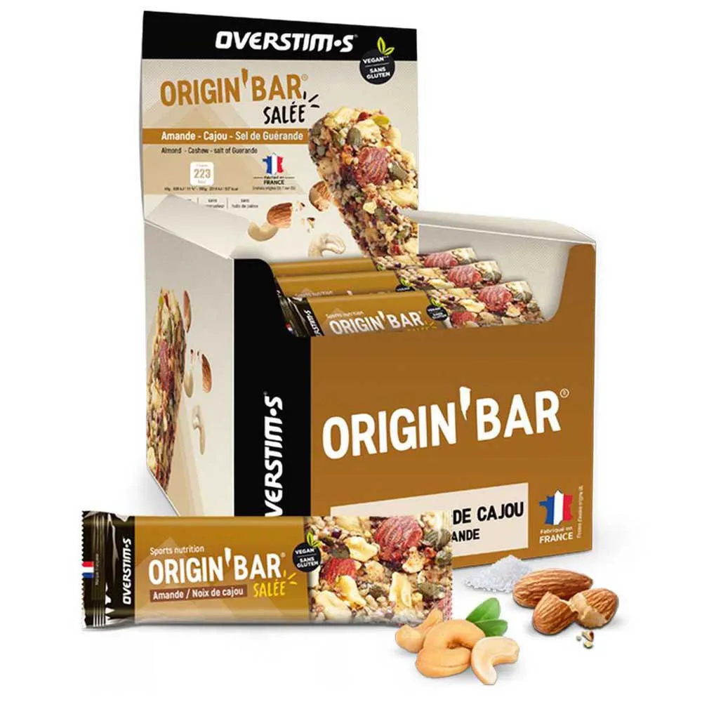OVERSTIM.s Origin´bar Energie-riegel-box Erdnüsse Und Mandeln Und Cashewnüsse 25 Einheiten, White / brown, One Size OVERSTIM.s Origin´bar Energie-riegel-box Erdnüsse Und Mandeln Und Cashewnüsse 25 Einheiten, White / brown, One Size