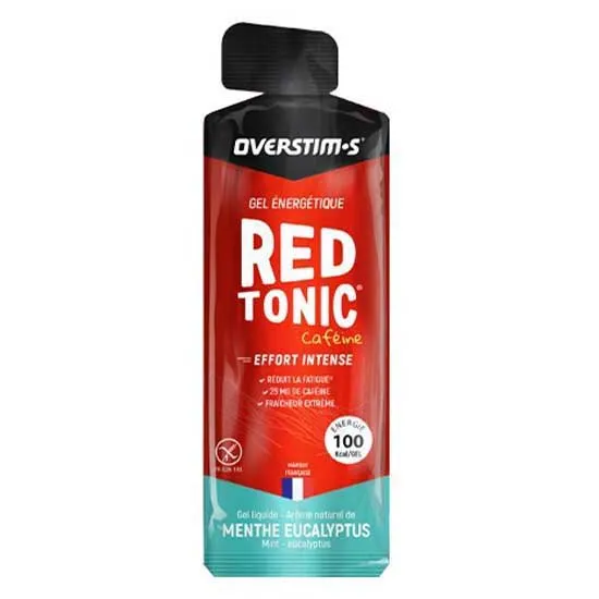 OVERSTIM.s Red Tonic Sprint Air Schachtel Mit Energiegelen Minze Und Eukalyptus 34g 36 Einheiten, Multicolor, One Size