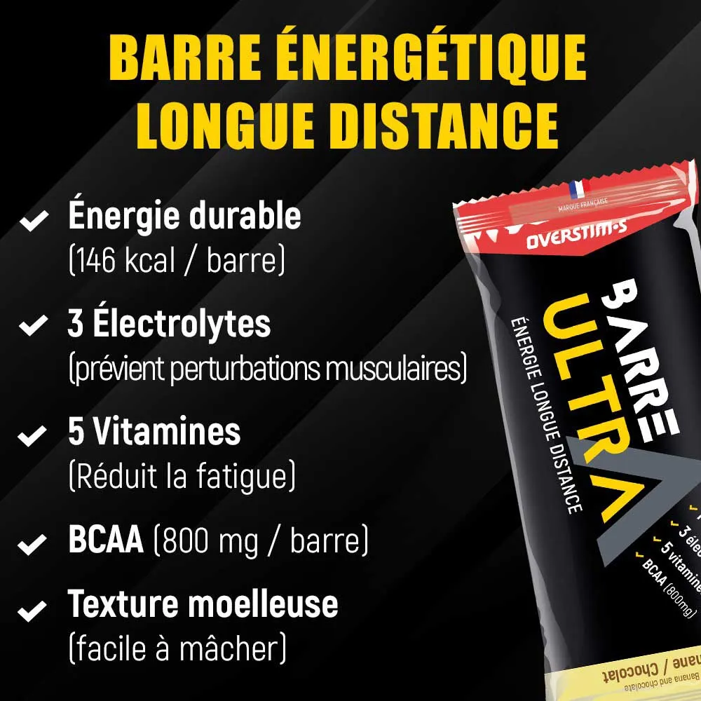 OVERSTIM.s Ultra Proteinriegelbox Banane Und Schokolade 40g 28 Einheiten, Multicolor, One Size