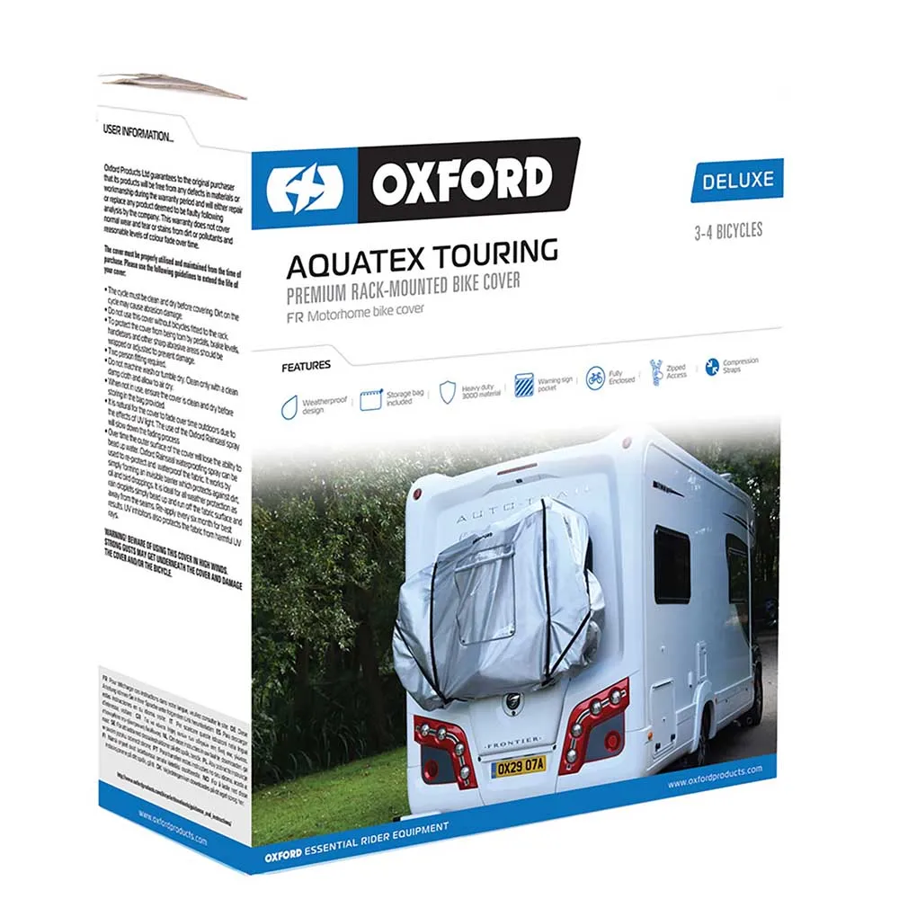 OXC Aquatex Touring Deluxe Fahrradabdeckung, Silver, 1-2 Fahrrads OXC Aquatex Touring Deluxe Fahrradabdeckung, Silver, 1-2 Fahrrads