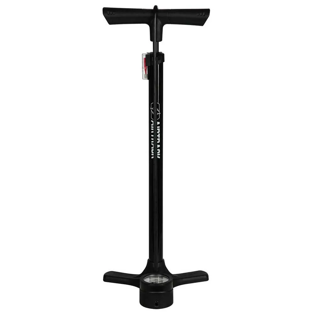Oxford Airtrack Pressure Gauge Standpumpe, Black, 160psi
