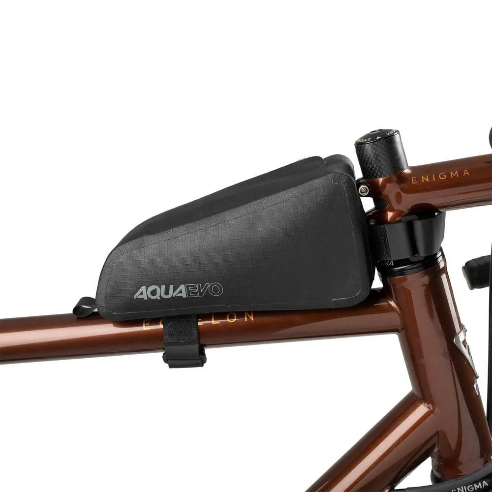 Oxford Aqua Evo Adventure Top Tube Rahmentasche 1.5l, Black, One Size