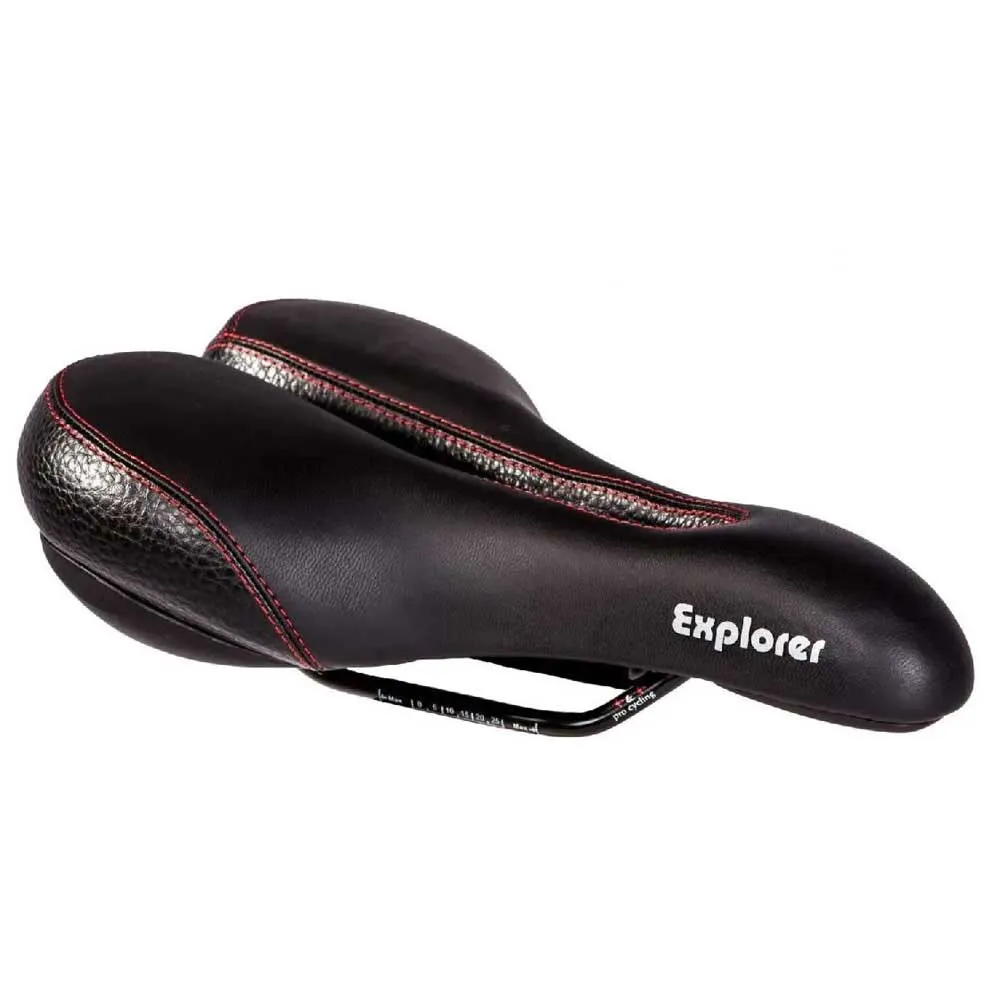 P&p Explorer Sattel, Black, 172mm