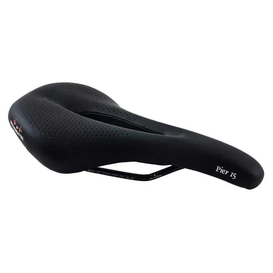 P&p Pier 15 Sattel, Black, 140mm