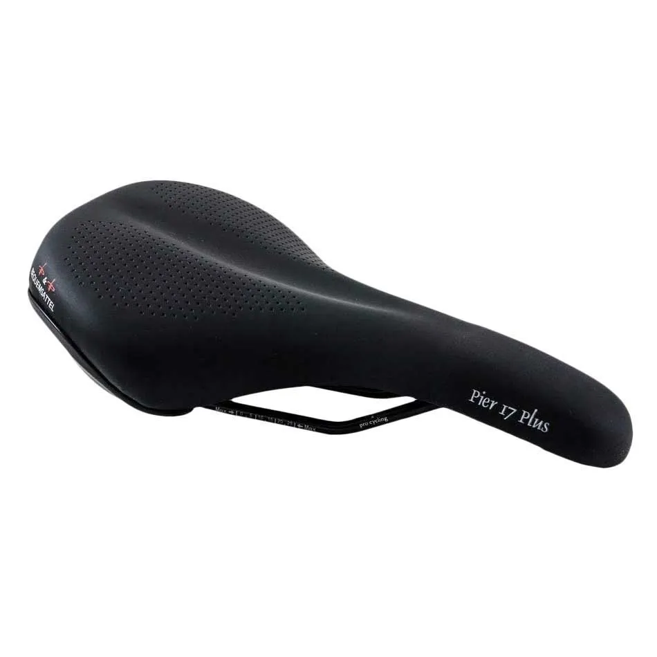 P&p Pier 17 Plus Sattel, Black, 165mm P&p Pier 17 Plus Sattel, Black, 165mm