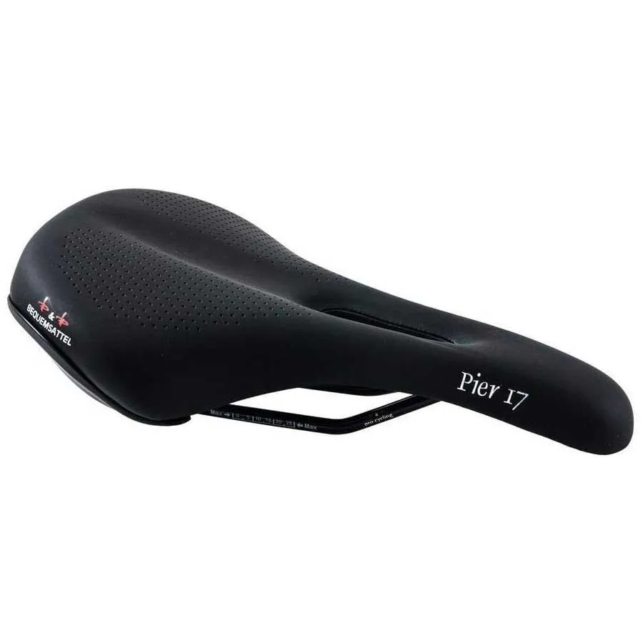 P&p Pier Sattel, Black, 165mm