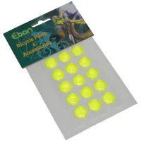 P2R 15er Pack reflektierende Aufkleber rund Unisex