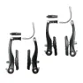 P2R Bremssattel vtt-city aus Aluminium V-Brake Unisex, schwarz, 110mm
