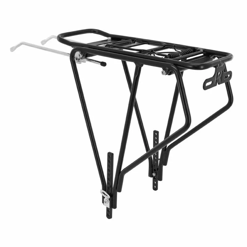 P2R Fahrrad-Hinterradgepäckträger mit Alu-Gestänge verstellbare Breite von 135 bis 205 mm Fat Bike Unisex, schwarz, 24"/26"/28" P2R Fahrrad-Hinterradgepäckträger mit Alu-Gestänge verstellbare Breite von 135 bis 205 mm Fat Bike Unisex, schwarz, 24"/26"/28"