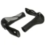 P2R Fahrradgriffe mit integrierter Bügelendkappe Hafny Unisex, schwarz, 130mm