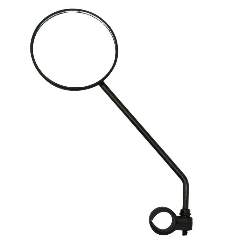 P2R Fahrradspiegel links oder rechts rund verstellbar Schellenbefestigung Unisex, schwarz, 85mm P2R Fahrradspiegel links oder rechts rund verstellbar Schellenbefestigung Unisex, schwarz, 85mm