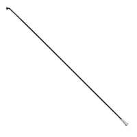 P2R Flache Edelstahl-Speiche mit abgewinkeltem Kopf und Muttern Sapim Unisex