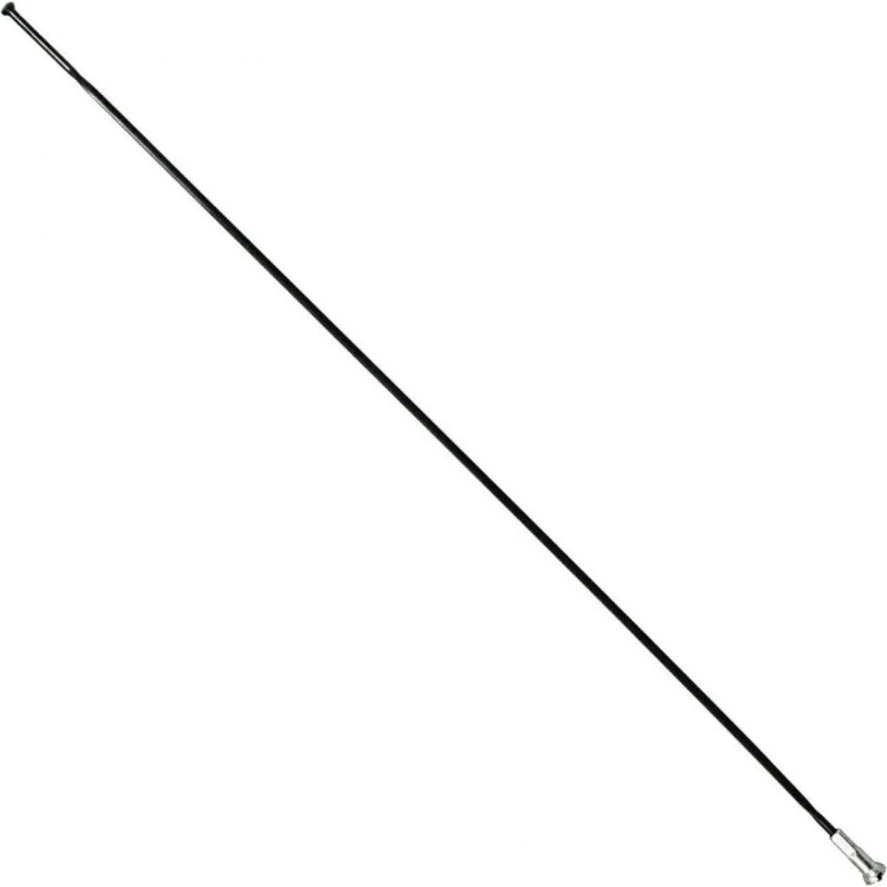 P2R Flache Edelstahl-Speiche mit geradem Kopf und Muttern Sapim 274 Unisex, schwarz, 2 x 274mm