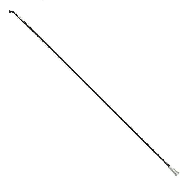 P2R Flache Edelstahlspeiche mit abgewinkeltem Kopf und Muttern Sapim 268 Unisex, schwarz, 2 x 268mm P2R Flache Edelstahlspeiche mit abgewinkeltem Kopf und Muttern Sapim 268 Unisex, schwarz, 2 x 268mm