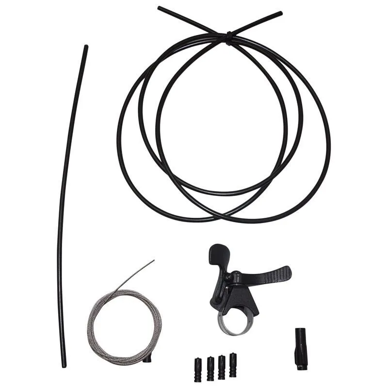 P2R Hebel für einstellbare Sattelstütze Alu Lenkerbefestigung Gravel geliefert mit Kabel Satori Unisex, schwarz, TU P2R Hebel für einstellbare Sattelstütze Alu Lenkerbefestigung Gravel geliefert mit Kabel Satori Unisex, schwarz, TU