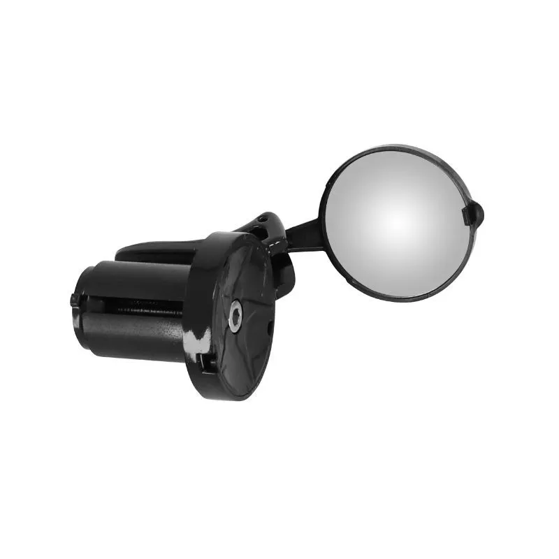 P2R Linker oder rechter runder Fahrradspiegel, einklappbar, Befestigung am Lenkerende für die Straße Unisex, schwarz, 3cm P2R Linker oder rechter runder Fahrradspiegel, einklappbar, Befestigung am Lenkerende für die Straße Unisex, schwarz, 3cm