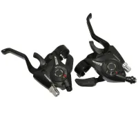P2R MTB Alu-Schalthebelpaar für Shimano kompatible Bremsen V-Brake Unisex P2R MTB Alu-Schalthebelpaar für Shimano kompatible Bremsen V-Brake Unisex
