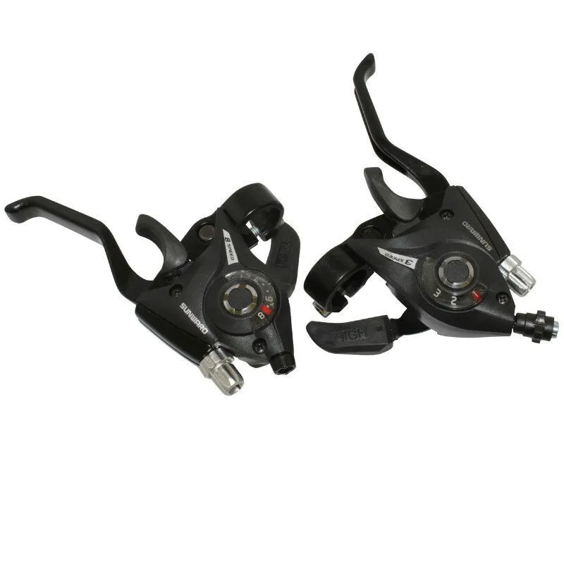 P2R MTB Alu-Schalthebelpaar für Shimano kompatible Bremsen V-Brake Unisex P2R MTB Alu-Schalthebelpaar für Shimano kompatible Bremsen V-Brake Unisex