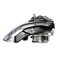 P2R MTB Alu Umwerfer mit Hoch- und Tiefzug und Schelle für alle Pedale Unisex P2R MTB Alu Umwerfer mit Hoch- und Tiefzug und Schelle für alle Pedale Unisex