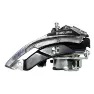 P2R MTB Alu Umwerfer mit Hoch- und Tiefzug und Schelle für alle Pedale Unisex, silber, TU