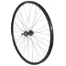 P2R MTB-Rad Disc Hinterrad Aluminium doppelwandige Nabe 36 Speichen Aluminium 6-Loch 8-7-6V. Unisex, schwarz, 27.5"