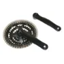 P2R MTB-Tretlager mit Kettenschutz 7-8V. 150 mm 42-32-22 Unisex, schwarz, 44/32-24t