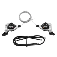P2R Paar Fahrrad-/Mountainbike-Schalthebel Indexe Rapid Push-pull 7 V Unisex P2R Paar Fahrrad-/Mountainbike-Schalthebel Indexe Rapid Push-pull 7 V Unisex