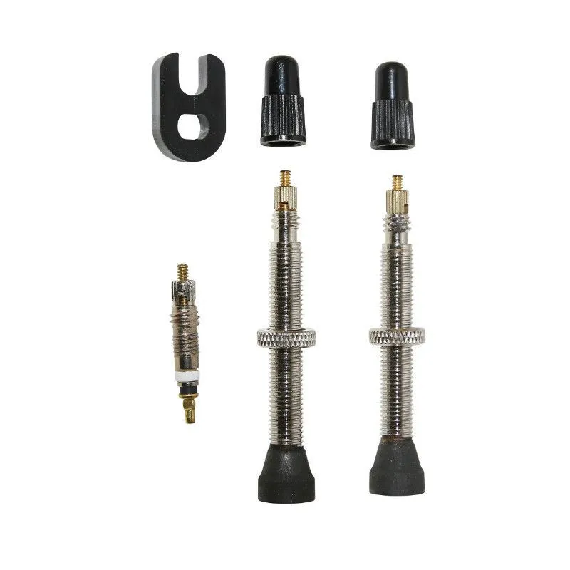 P2R Paar Tubeless-Reifenventile Presta Unisex