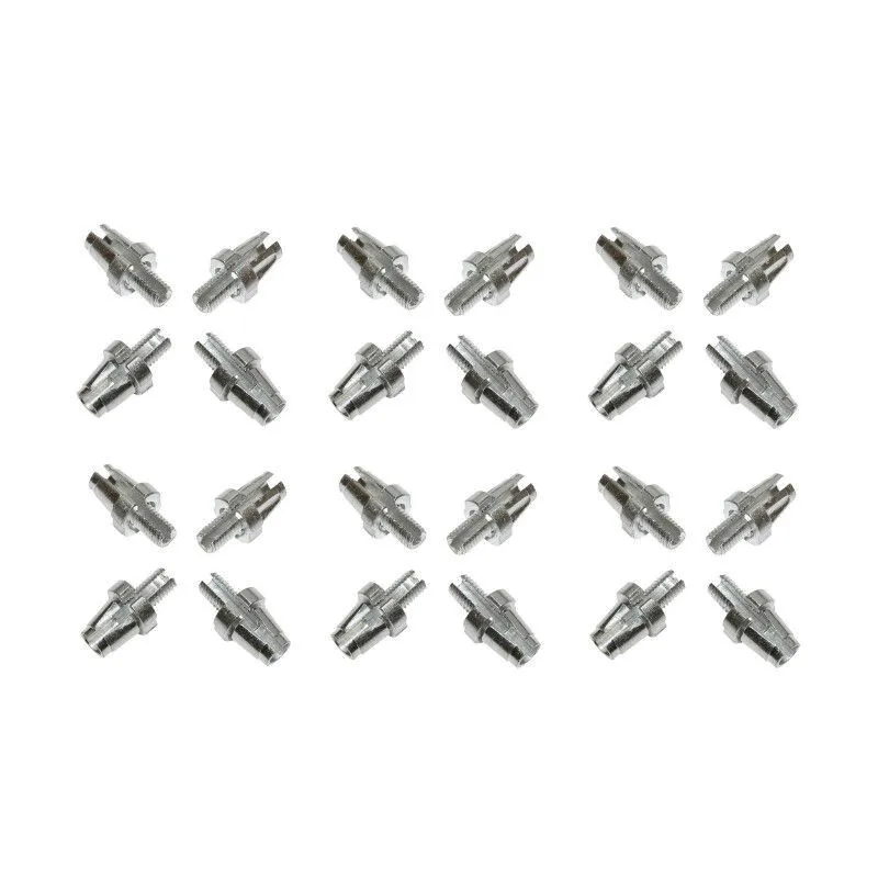 P2R Packung mit 25 Hohlschrauben für Fahrradkabelspanner mit Alu-Schlitz M 7 L10 Unisex, silber, Ø7 x 10mm P2R Packung mit 25 Hohlschrauben für Fahrradkabelspanner mit Alu-Schlitz M 7 L10 Unisex, silber, Ø7 x 10mm