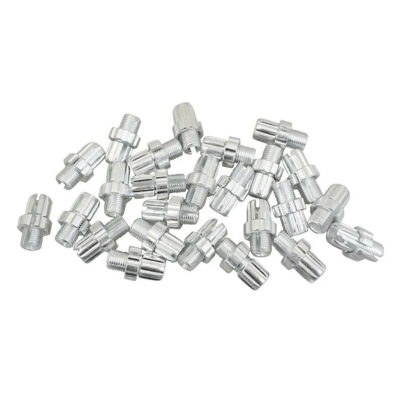 P2R Packung mit 25 Hohlschrauben für Fahrradkabelspanner mit Alu-Schlitz Unisex, silber, 10mm P2R Packung mit 25 Hohlschrauben für Fahrradkabelspanner mit Alu-Schlitz Unisex, silber, 10mm