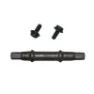 P2R Quadratische Tretlagerachse Jis (35-52-40.5) Unisex, schwarz, 127.5mm