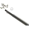 P2R Rohr mit 10 Speichen aus Edelstahl mit abgewinkeltem Kopf und Nippel 256 Unisex, silber, 2 x 256mm