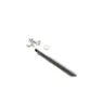 P2R Rohr mit 10 Speichen aus Edelstahl mit abgewinkeltem Kopf und Nippel 266 Unisex, silber, 2 x 266mm