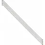 P2R Satz von 4 verstärkten Edelstahl-Speichen mit abgewinkeltem Kopf mit Nippeln 275 Unisex, silber, 2.3 x 275mm