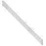 P2R Satz von 4 verstärkten Edelstahl-Speichen mit abgewinkeltem Kopf mit Nippeln 282 Unisex, silber, 2.3 x 282mm