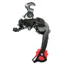 P2R Schaltwerk für Mountainbike mit großem Gabelkopf zum Anschrauben Shimano Unisex, schwarz, 7/8sp