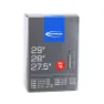 P2R Schlauch mit abnehmbarem Ventil ganz aus Alu B-c Schwalbe Presta Obus Sv19 Unisex, schwarz, 27.5/29" x 2/2.40
