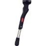 P2R Seitenständer Fahrrad hinten verstellbar 2 Schrauben auf breitem Fuß Achsabstand 18-40 mm Leader Fox 24-29 " Unisex, schwarz, 24 x 29"
