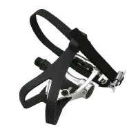 P2R Velgo Alu-Straßen- und Trail-Pedale mit Fußplatte + Riemen Unisex P2R Velgo Alu-Straßen- und Trail-Pedale mit Fußplatte + Riemen Unisex