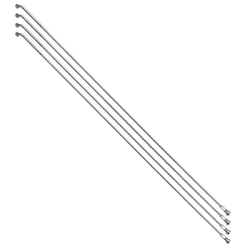 P2R Verstärkte Edelstahl-Speiche mit abgewinkeltem Kopf mit Muttern 200 Unisex, silber, 2.3 x 200mm P2R Verstärkte Edelstahl-Speiche mit abgewinkeltem Kopf mit Muttern 200 Unisex, silber, 2.3 x 200mm